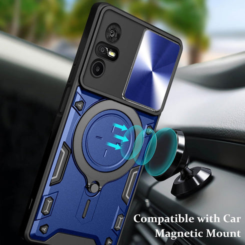 for TCL 40 XE 5G Phone Case,for TCL 40 X 5G Case,Metal Stand Ring Holder for Women Men,Camera Protector,Slim Full Protection Shockproof Basic Case...