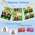 Kids Camera, Kids Selfie Camera with Unicorn Silicone Cover, Digital Camera with Photo Stickers and Puzzle Games, Boys and Girls Gifts, with 32GB ...
