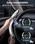 Diamond Bling Steering Wheel Cover for Tesla Model Y 2020-2024/2017-2024 Model 3,2PCS Car Steering Wheel Cover with Rhinestones Sparkling with Col...