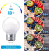 1W Light Bulbs Equivalent 15 Watt 150LM Light Bulb Standard E26 Base Small Light Bulb for Light Strip, Vanity Mirror, Frosted, Daylight White 6000...