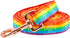 Elegant little tail Dog Leash, Rainbow Print Dog Leashes Durable and Strong Pet Leash Holiday Dog Leash with Soft Handle for Small Medium Large Do...
