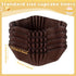350 Pcs Square Mini Cupcake Liners Disposable Brownie Baking Cups Pan Liners Paper Baking Cup for Cupcakes and Cup Liners Party Supplies for Weddi...