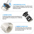TAILONZ PNEUMATIC Female Straight 5/16 Inch Tube OD x 1/4 Inch NPT Thread Push to Connect Fittings PCF-5/16-N2(Pack of 10)...