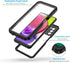 Lanhiem Samsung Galaxy A03s Phone Case, IP68 Waterproof Dustproof Case with Built-in Screen Protector, Full Body Heavy Duty Shockproof Protective ...