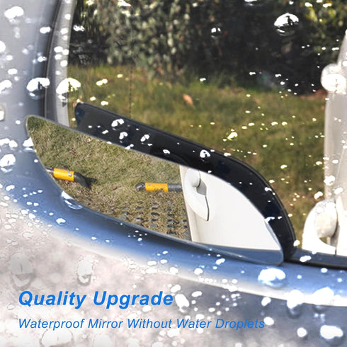 Car Blind Spot Convex Mirror Frameless 360° Rotation Adjustable 2-Pack HD Glass Wide Angle Car Rear View Mirrors Auto Interior Exterior Accessorie...