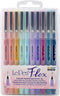 Marvy Uchida Le Flex 10 Piece Set Writing Pen, Pastel Colors...