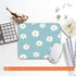 Square Mouse Pad Little Daisy,Personalized Premium-Textured Custom Mouse Mat Design,Washable Mousepad Lycra Cloth,Non-Slip Rubber Base Computer Mo...