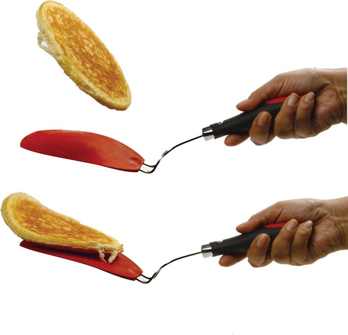 Norpro 1417R Grip-EZ Flexible Pancake Spatula Red, 33.5cm x 16cm x 13cm...