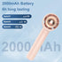 Handheld Mini Fan with Aromatherapy,Rechargeable Fan Portable USB Fan Personal Cooling Fan with 3 Speeds Battery Operated for Travel, Desk,Outdoor...