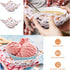 Cunhill Microwave Bowl Holders 4 Pcs Bowl Potholders Soup Bowl Cozy Bowl Hot Bowl Holder Multipurpose Hot Heat Proof Plate Holder Pot Holders for ...