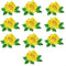 10 Pieces 3D Rose Embroidered Patch Flower Sew on Patches Applique Sewing Crafts Kit for Clothes Jeans Jackets Bags DIY Embellishments Decorations...