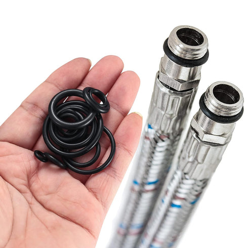 850 Pcs O Rings Kit, Rubber O-Rings Seals Assortment Kit, Nitrile Rubber Pressure Plumbing Sealing Washer Gasket O Ring Repair Kit for Faucet, Aut...