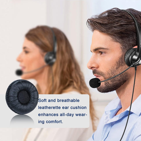 Ear Cushions for Plantronics Headset Replacement Ear Pads Compatible with Plantronics HW251N HW261N HW510 HW520 Blackwire C320 3210 3220 3320 Jabr...