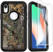 Compatible for iPhone XR Case with Screen Protector Camo Design for Men Boys Shockproof 3-Layer Full Body Rugged Heavy Duty Protective Case, Camou...