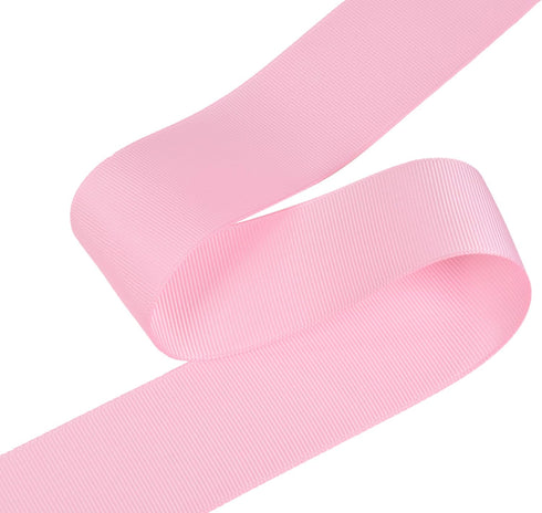 YAMA Solid Grosgrain Ribbon 1 1/2 inch 50 Yards for Gift Package Wrapping Floral Design Crafting Party Wedding Decorations, Pearl Pink...