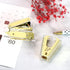 MultiBey Mini Gold Stapler with Staples, Acrylic Metal Desk Stapler with 26/6 Staples, 18 Sheets Capacity, Small Stapler for Women, Girls, Teenage...