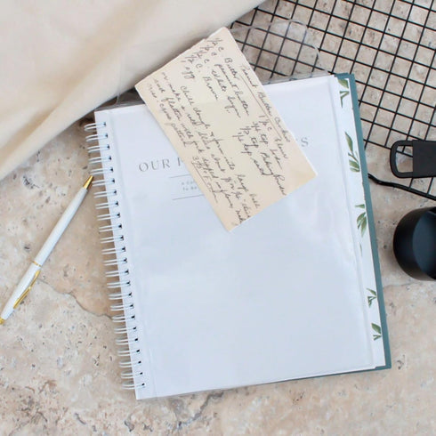 Recipe Book To Write In Your Own Recipes with 6 Custom Dividers - Blank Spiral DIY Personalized Family Cookbook Journal, Fits 118 Empty Recipe Tem...