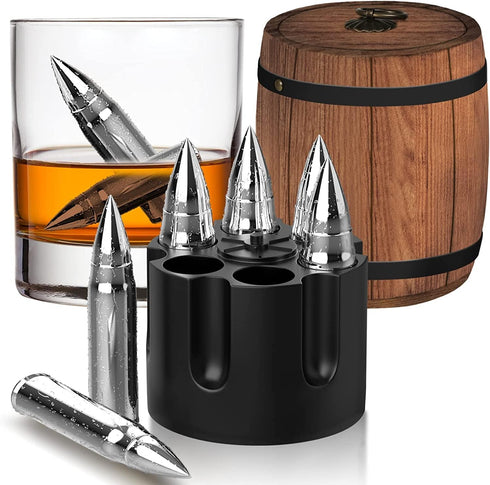 Gifts for Men Dad, Whiskey Stones, Him Husband Boyfriend Gifts for Birthday Anniversary Christmas, Unique Wedding Housewarming Gifts for Men Who H...