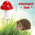 8 Pcs Fairy Wild Garden Accessories Mini Hedgehogs and Mushroom Statue Micro Landscape Plant Pots Bonsai Craft Decor Miniature Mushroom Figurines ...