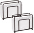 Mind Reader Wire Napkin Holder, Multi-Unit Free-Standing Tissue Storage, Dining Area, Break Room, Kitchen, Hospitality, Holds 50 Wipes, Pack of 2,...