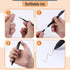 Mr. Pen- Retractable Gel Pens, 10 Pack, Black Ink Gel Pens, Black Barrels, Fast Dry, Gel Pens Fine Point 0.5mm, Retractable Pens, Cute Pens, Gel I...