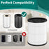 KJ80 Replacement Filter with 3-IN-1 Filtration System - Compatible with Druiap KJ80 Air Clean Purifier | H13 True HEPA Filter - Part# AF3080 | 2 P...