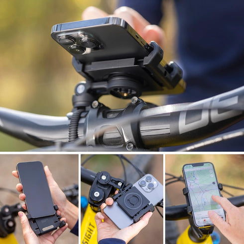 SP CONNECT Universal Bicycle Mobile Phone Holder - Smartphone Bracket Mount for Mountain & Road Bikes - Patented Twist Lock, Strong Clamp-Grip - f...