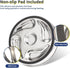 1Pack Slow Feeder Dog Bowls for Medium to Big Dogs - 3 Cup Capacity, Dual-Design for Dry and Wet Food, 304 Stainless Steel, Anti-Slip Base - Preve...