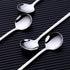 Stainless Steel 18/10 Demitass Espresso Teaspoons, Set of 8, Silver Espresso Spoons...