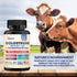 Bovine Colostrum Supplement Capsules, Grass Fed Cow Colostrum with 40% IgG 500MG, Probiotics 50MG, Elderberry 2000MG, L-Glutamine 200MG, Astragalu...