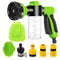 Pup Jet Dog Wash Hose Nozzle Foam Sprayer Dog Horse Sprayer Wash Hose Attachment Soap Dispenser Bottle Nozzle Sprayer Washing Shower Pet Bathing T...