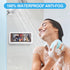 KUNSLUCK Shower Phone Holder Waterproof, Anti-Fog Touch Screen Wall Mount Case for Bathroom Mirror Bathtub, Compatible with 4.7"-6.8" Mobile Phone...