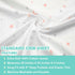 American Baby Company 100% Natural Cotton Fitted Crib Sheet 52" x 28" - Soft, Breathable, Hypoallergenic & Gentle Toddler Bed Sheet, Pink Stars an...