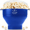 Zulay Kitchen Large Microwave Popcorn Maker - BPA-Free Silicone Popcorn Popper - Microwave Collapsible Bowl With Lid - Family Size Microwave Popco...