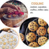 P&P CHEF Round Cooking Rack, 3 Pcs Stainless Steel Baking Cooling Steaming Grilling Rack, Fits Air Fryer/Stockpot/Pressure Cooker/Round Cake Pan, ...