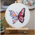 Tolovis Animal Butterfly Embroidery Kits for Beginners with Floral Patterns Pattern, Easy DIY Craft Punch Needle Starter Cross Stitch Kit DIY Need...