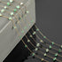 YOUBEIYEE 13 Feet Green Stone Chains for Jewelry Making Gold Plated Stainless Steel Jewelry Chain Roll Handmade Natural Healing Gemstone Chain Nec...