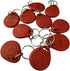 YARONGTECH-125khz rewritable T5577 Red RFID keyfobs tag for Hotel key-10pcs...