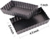 Webake 4 Pack Mini Tart Pans with Removable Bottom, Rectangular Baking Pan Non-Stick Cake Tin for Oven and Insta Pot Baking...