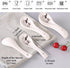 Set of 10 Asian Soup Spoons with Cat Pattern, 5.4 inch Ceramic Chinese Soup Spoons, Porcelain Spoons for Cereal Ramen Appetizers Desserts Wonton D...