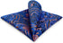 S&W SHLAX&WING Mens Pocket Squares for Suits Orange Blue Luxury Gift for Men...