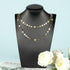 YOUBEIYEE 16.4 Feet Gold Plated Chain for Jewelry Making Brass Sequin Link Chain Roll White Daisy Chain Necklace Bracelet DIY for Women...