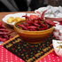 6 Pcs Chili Cook Off Placemats Chili Pepper Placemats Chili Cook Off Decorations Chili Fest and Chili Pepper Party Decoration Reversible Washable ...
