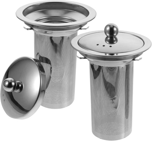 HEMOTON 2pcs Teapot Tea Strainer Tea Leaf Strainer for Loose Tea Filter Teapot Mesh Strainer Seasonings Strainer Tea Infuser Insert Loose Leaf Tea...