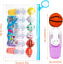 6pcs Sports Ball Highlighters - Rugby, Soccer, Basketball, Tennis, Baseball, Golf Marker Pens for Sports Parties, Birthdays, Drawing, Posters, Gre...