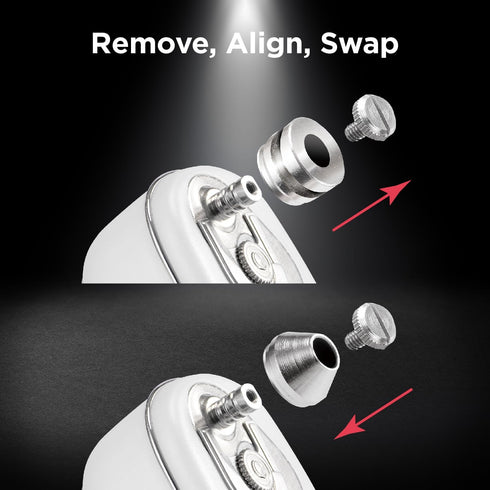 Kitchen Mama Replacement Blade Set for Orbit One Model Rechargeable Can Opener : Includes Two Blades (Cylinder & Triangular)...