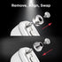 Kitchen Mama Replacement Blade Set for Orbit One Model Rechargeable Can Opener : Includes Two Blades (Cylinder & Triangular)...