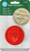 R&M Baked for Santa Pastry and Cookie Stamper, Christmas Cookie Stamper - Red, 2.5"...