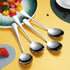 Serving Spoons 4 Pieces, Kyraton Serving Spoons, Include Solid Serving Spoon Stainless Steel Serving Utensils, Serving Set Packing of 4...
