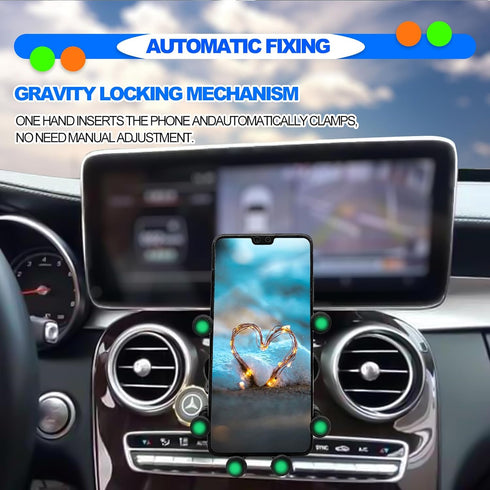 Vent Car Phone Holder, Compatible with Mercedes Benz C-Class, E-Class, S-Class, B-Class, A-Class, GLC/GLE/GLS/GLB/GLA-Class 2016-2023 and Mini Coo...
